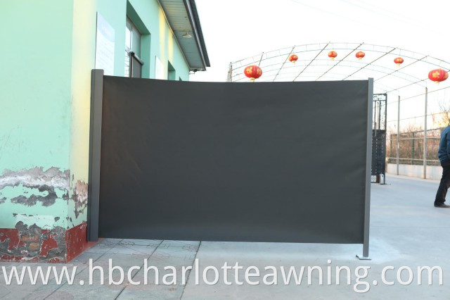 Outdoor Privacy Retractable Patio Side Awning